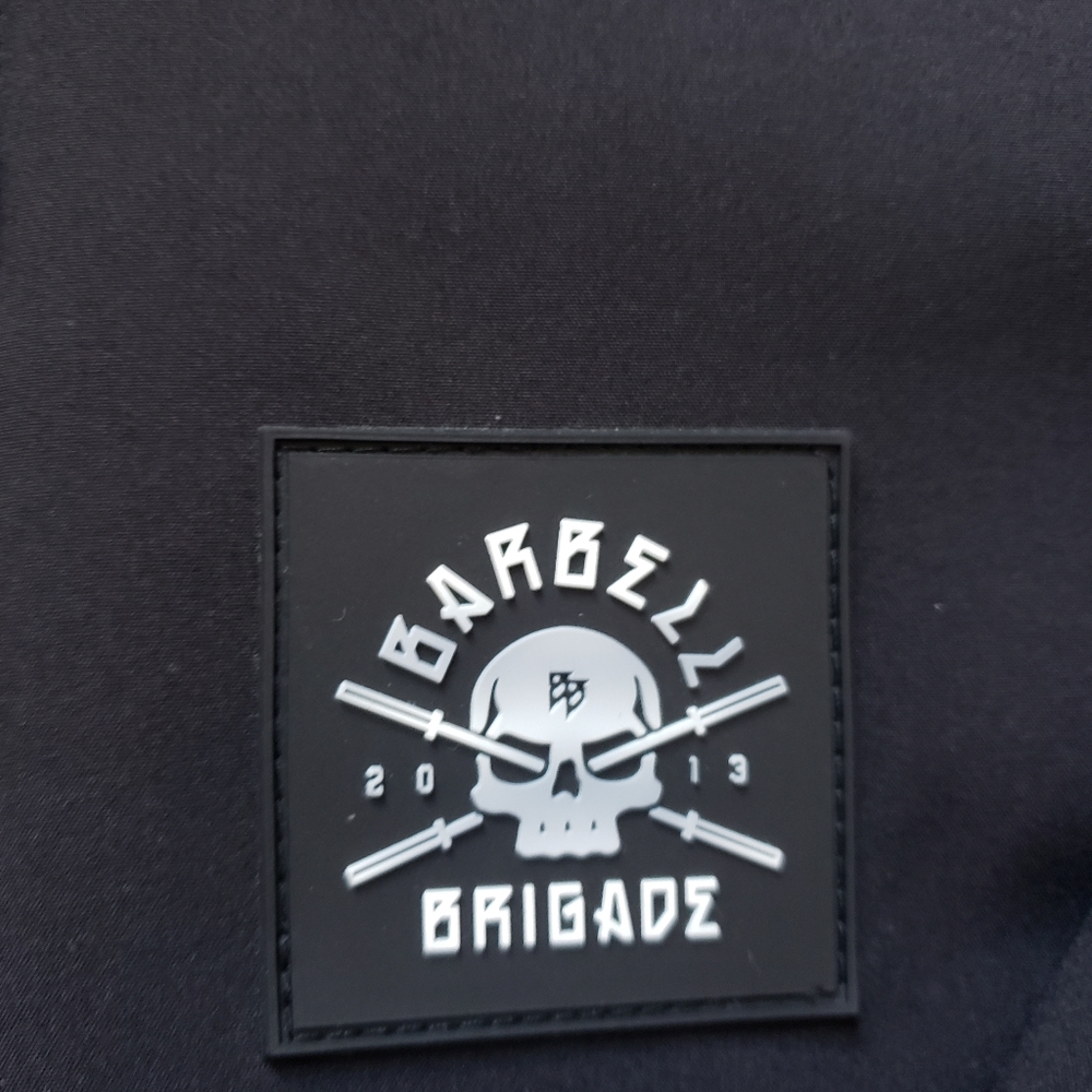 Barbell Brigade Soft Shell Black Jacket Medium - image 6